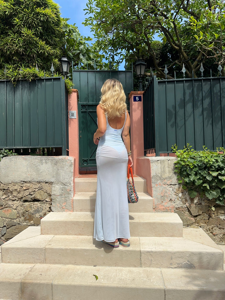 Baby Blue One-Piece Uza Swimwear