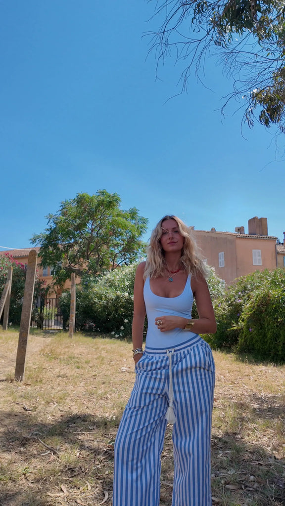 Baby Blue One-Piece Uza Swimwear