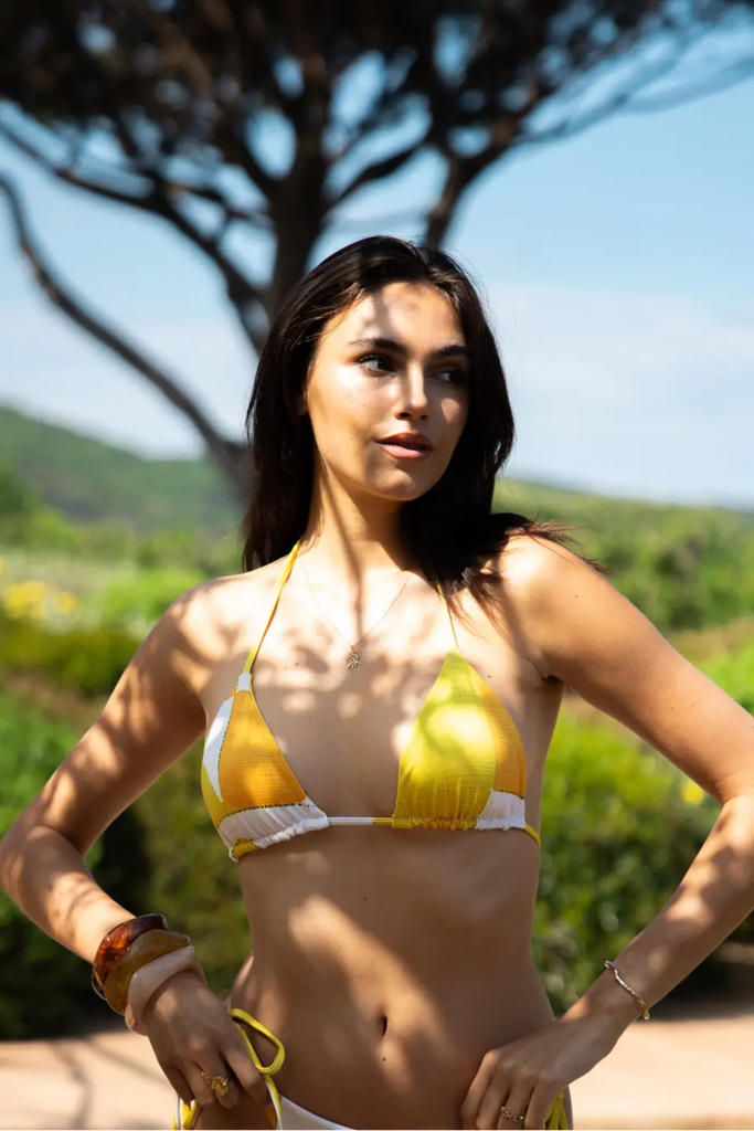 Citrus bikini top Uza Swimwear