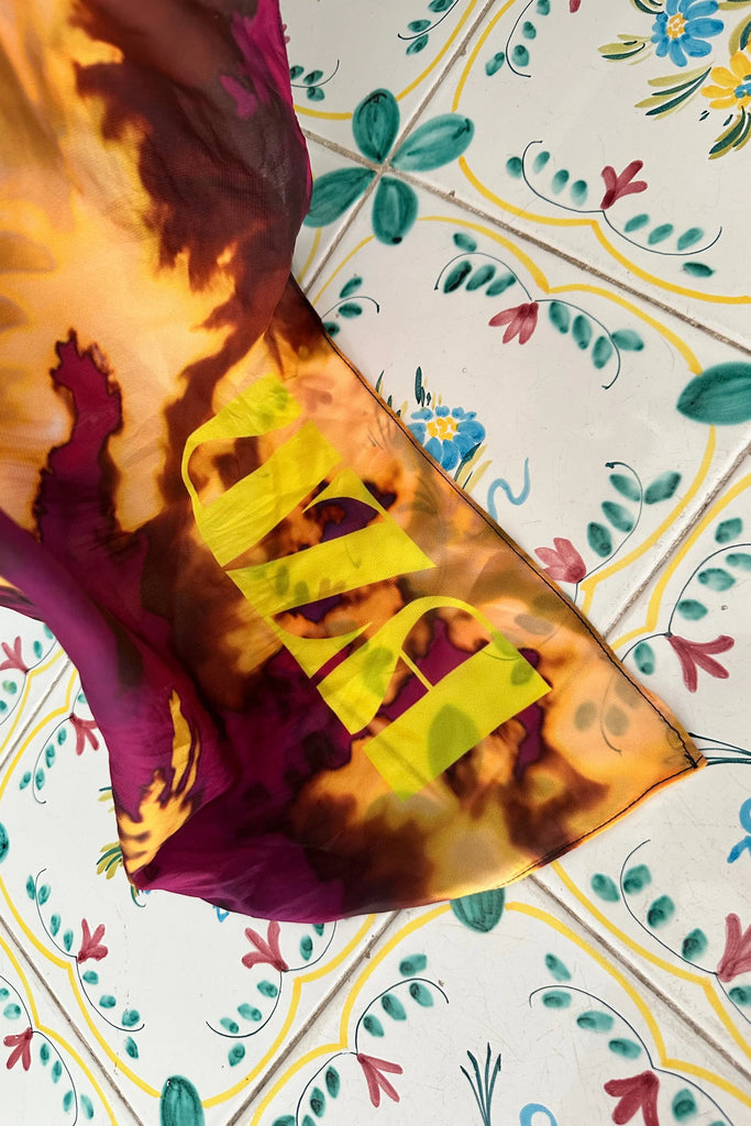 Odissi Saffron Pareo Uza Swimwear