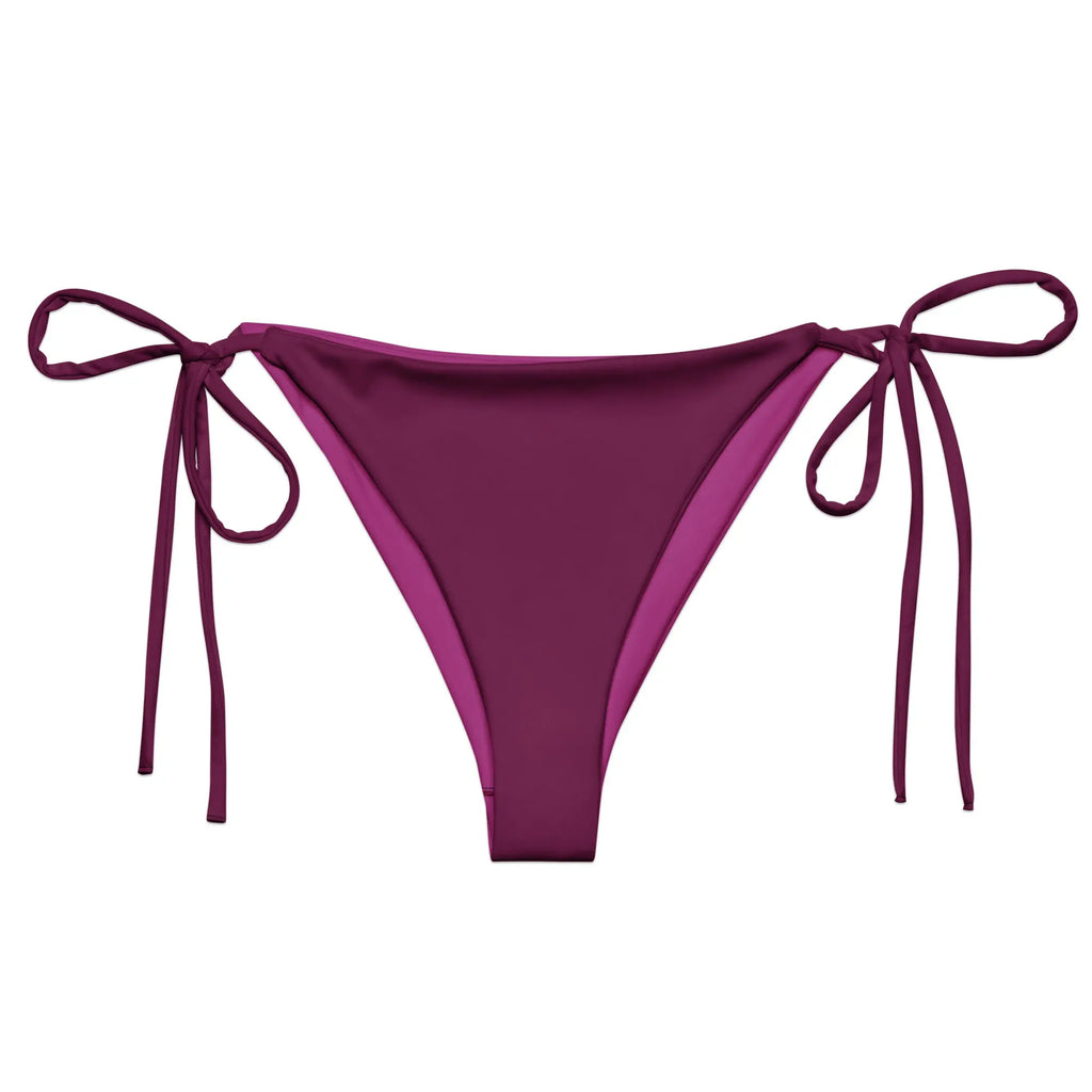 Burgundy Bikini Bottom Uza Swimwear